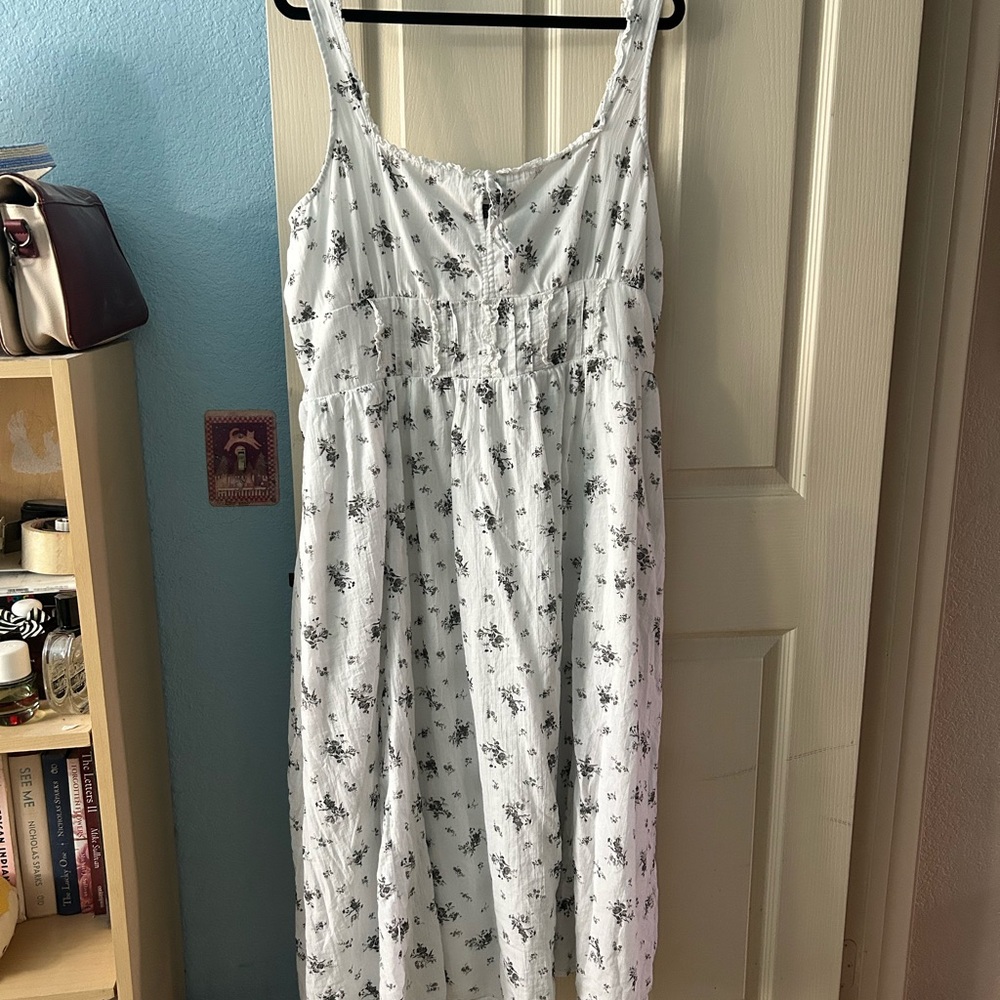 AE Corset Floral Midi Dress